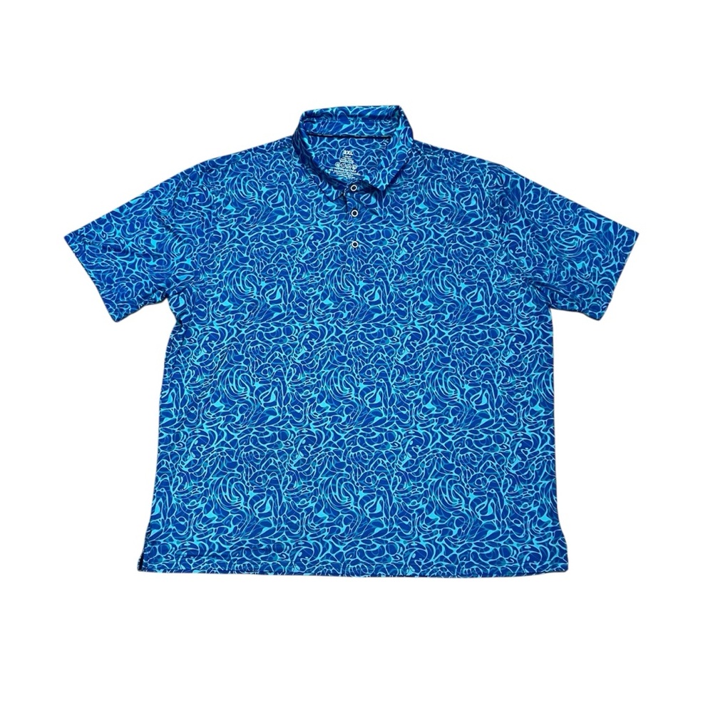 Water pattern Anti UV polo